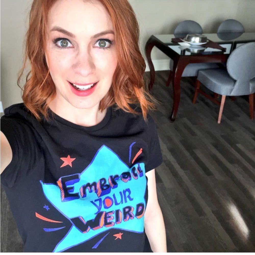 Embrace your weird tank top size small charity mental health